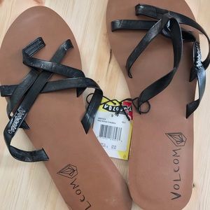 Volcom Girls Sandals Size 9